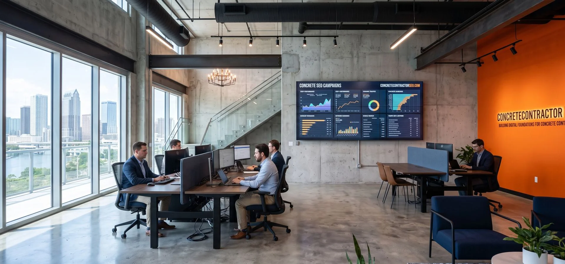 Concrete contractor SEO services in Brandon